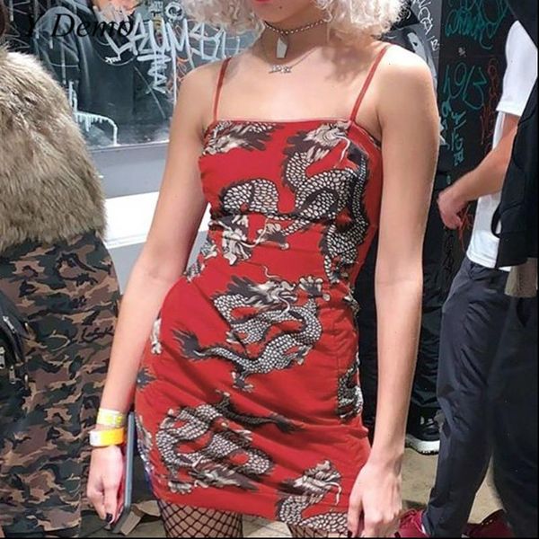 

new fashion vintage chinese style dragon printing soft slim women party mini dress drop shipping, Black;gray