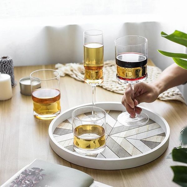 

creative electroplated red wine glass champagne glass light luxury goblet red wine cool drinks cup juice cups