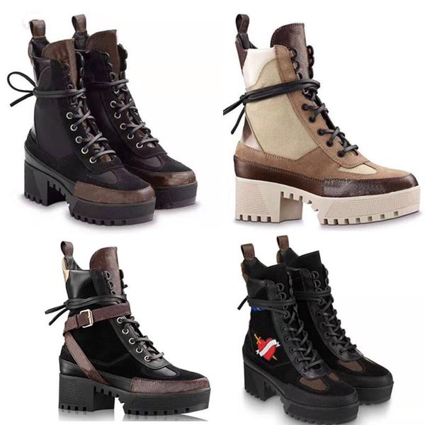 

martin bottes women boots laureate love womens black real leather medal coarse non-slip winter shoes silhouette chaussures