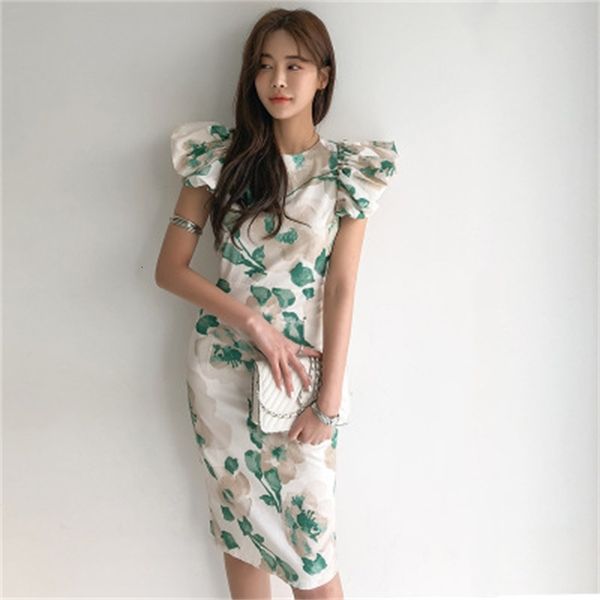 

the new fashion summer around neck dressed body thin and sweet floral temperament female dress 8seu, Black;gray