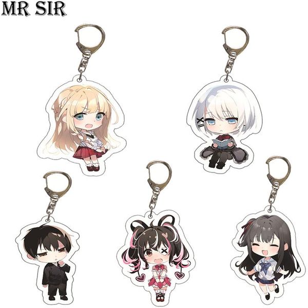

keychains anime acrylic keychain the detective is already dead siesta kimiduka kimihiko natsunagi nagisa saikawa yui figure key chain gift, Silver