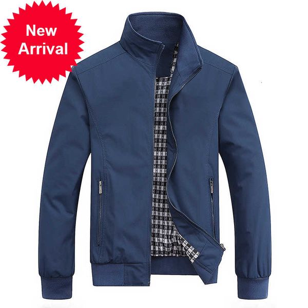 

2021 spring autumn casual solid fashion slim bomber men overcoat new arrival baseball jackets men's jacket m-6xl top, Black;brown