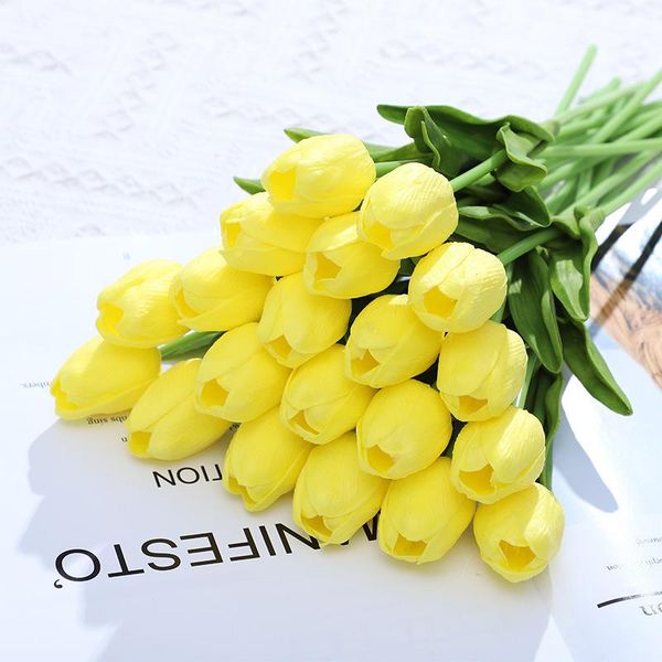 

artificial pu tulip artificial flower flower wedding home decoration
