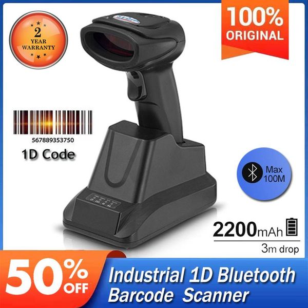 

bluetooth barcode scanner handheld wireless 1d bar codes reader for mobile payment xb-5066bt