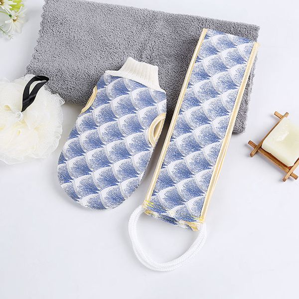 

selling scrubber scaly body clean back cleaning body massage three-piece set