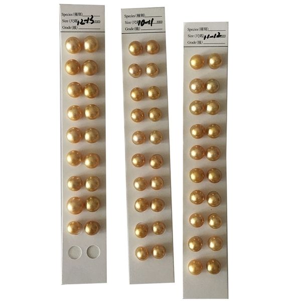 

, diy pearl beads,10-14 mm high luster south dark gold pearl,100% nature sea pearl loose pearl,half or no hole