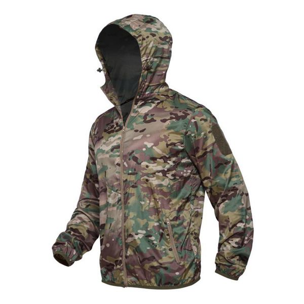 

hunting jackets coats tactical hooded camouflage skin clothing outdoor windbreaker apparel accessories, Camo;black
