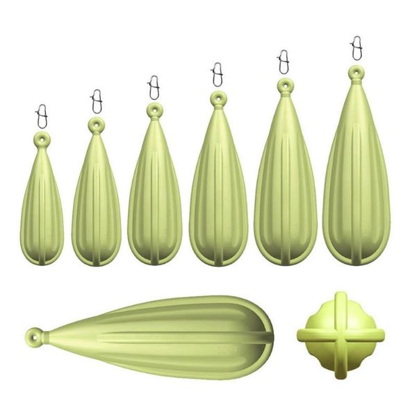 

fishing accessories 6pcs practice plug pvc casting 3g 5g 8g 10g 13g 16g luminous rubber for throwing