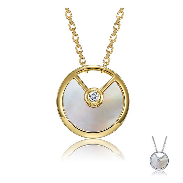

zemior women sterling silver 925 pendant necklace zircon inlaid talisman necklaces anniversaries fine jewelry the new listing