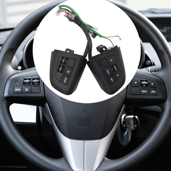 

original multi-function steering wheel buttons audio control switch with bluetooth volume music for mazda 3 bl 2010 cx5 cx7
