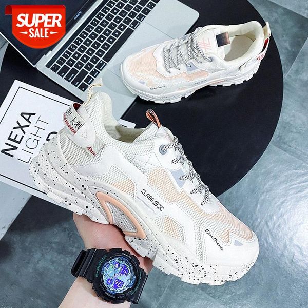 

summer old shoes ins fashion trend casual men's lightweight breathable mesh sports running #dq7r