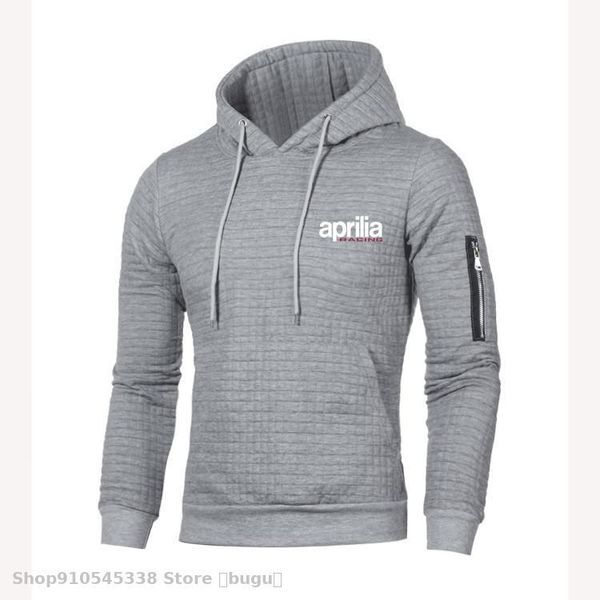 

men's hoodies & sweatshirts men long sleeve fit for aprilia logo mens coats casual sportswear streetwear hip hop print man clothing, Black