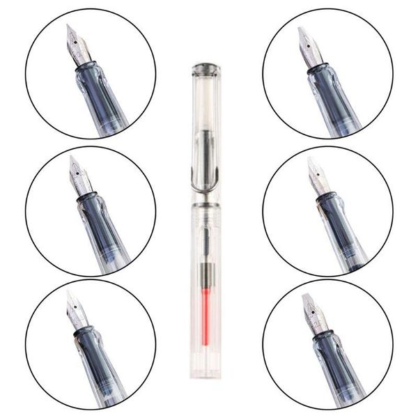 

1pc duckbill gothic parallel calligraphy art flat tip vinyl tibetan arabic fountain pen