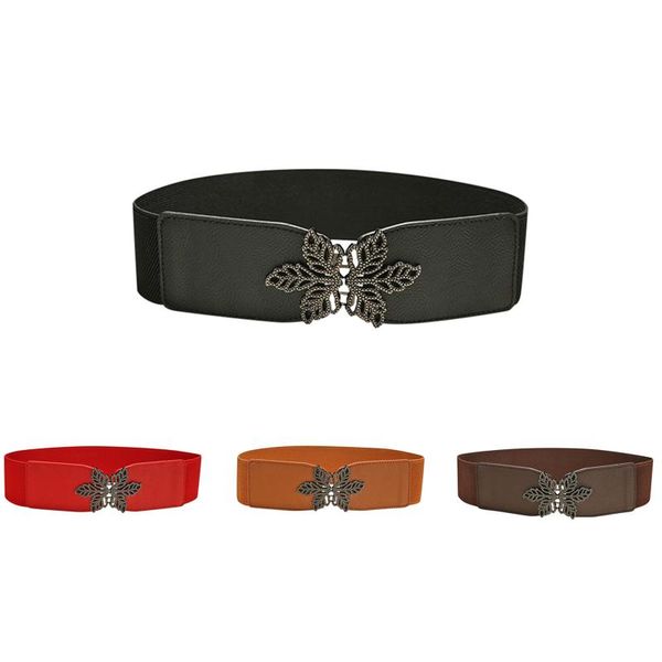 

belts women's fashion belt narrow stretch dress creative design, Black;brown