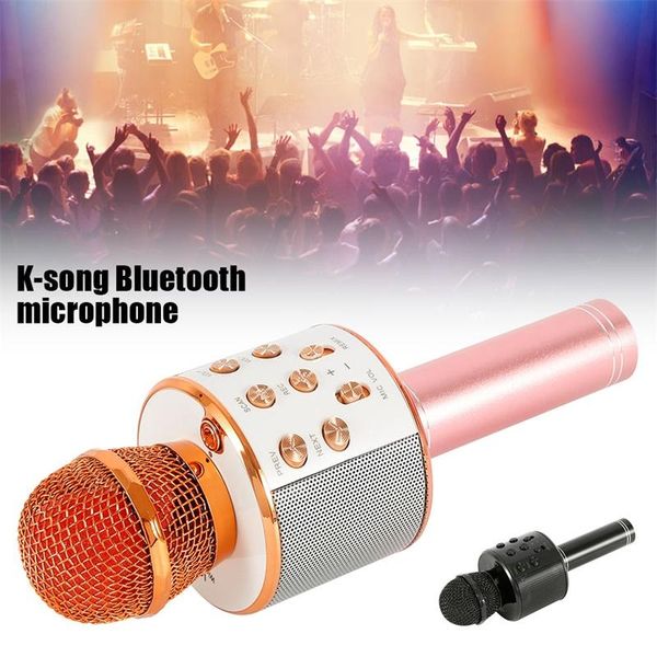 

bluetooth karaoke microphone wireless microphones professiona speaker handheld microfone player willkey singing recorder mic