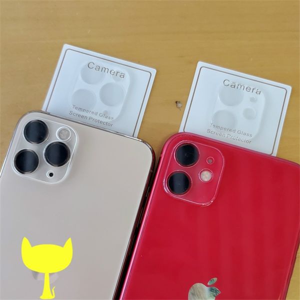 Voltar protetores de lente de câmera para iphone 12 11 pro samsung s21 s21plus s21ultra vidro temperado full curvado filme protetor claro sem pacote DHL