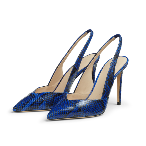 

dress shoes women slingback pumps pointed toe snake pattern chic for work, Black