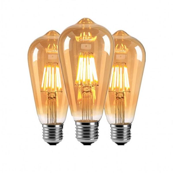 

bulbs retro edison light bulb e27 220v 6w 8w 12w st64 g80 g95 t45 t185 a19 a60 filament incandescent ampoule vintage lamp