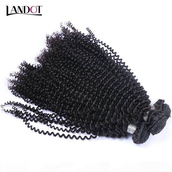 

brazilian kinky curly virgin human hair weave bundles unprocessed peruvian malaysian indian cambodian mongolian curly remy hair extensions, Black