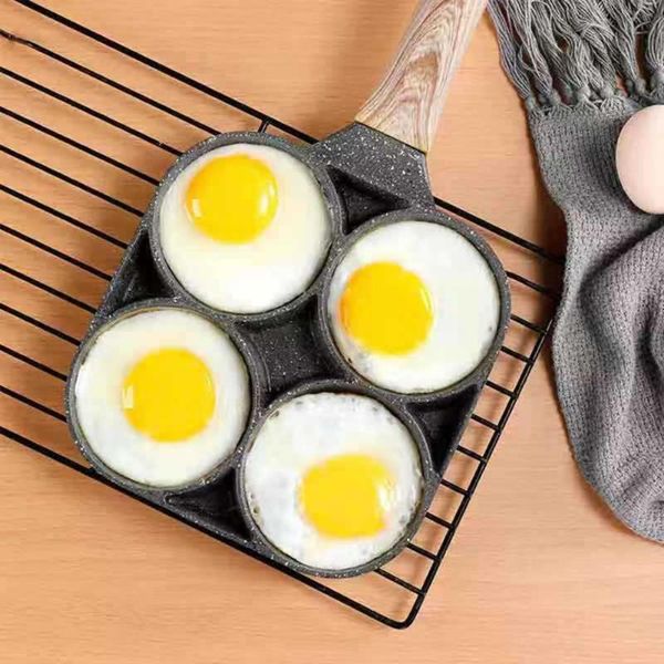 

pans frying pot convenient fast heating 4 cup anti-scalding crepes pan fried egg meatloaf for kitchen family