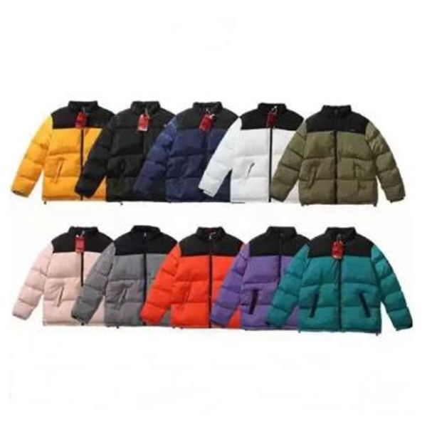

new mens winter puffer parkas jacketsdown coat womens fashion down jacket couples parka outdoor warm feather outfit outwear, Black