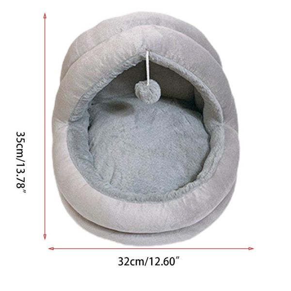 

cat beds & furniture soft pet supplies anti slip water resistant bottom bed for indoor cats tent r9jc