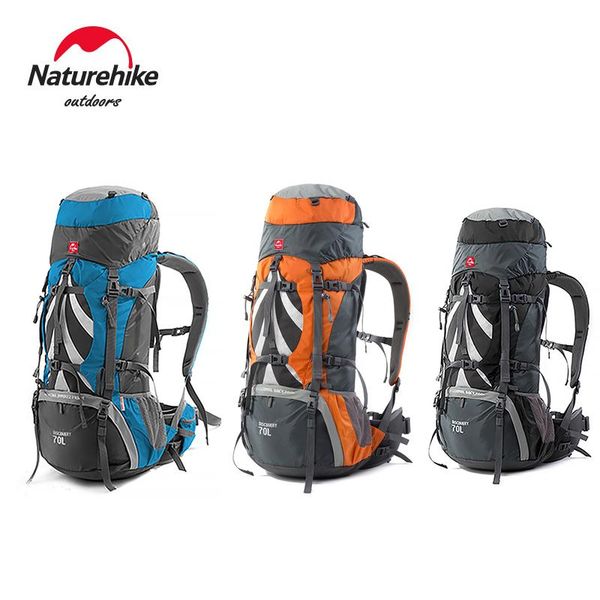 

outdoor bags naturehike 70l +5l backpack camping climbing bag waterproof mountaineering hiking backpacks sport rucksack