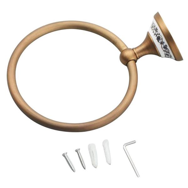 

towel racks 2021 roestvrij staal handdoek ring holder hanger chrome wandmontage badkamer home el bathroom fixture