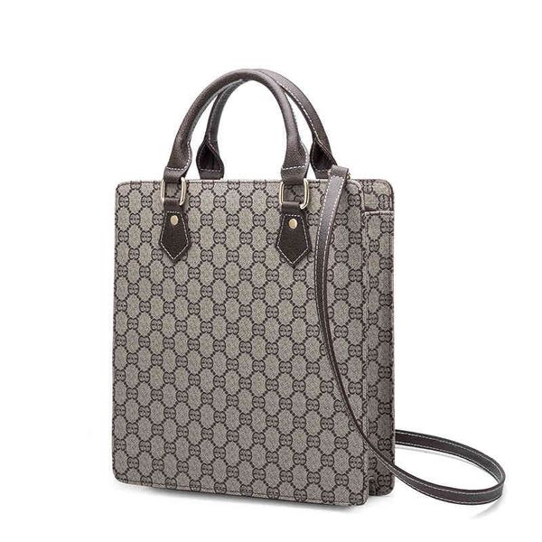 

straight new business briefcase a4 folder bag vertical portable men's purse sale