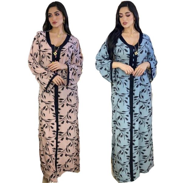 

ethnic clothing dubai luxury women party printed robe dress african loose large size turkish islamic arabian kaftan abaya, Red