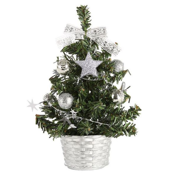 

christmas decorations artificial tablemini tree festival miniature 20cm set meal living room the mall be