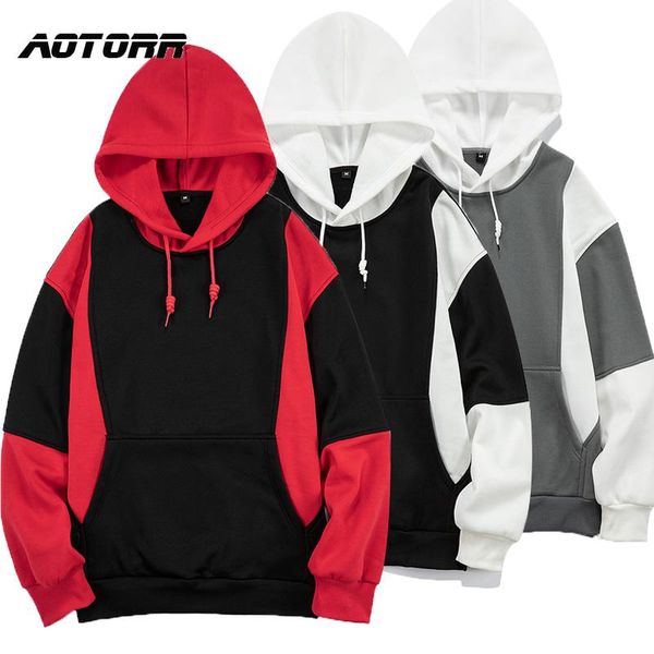 

men's hoodies & sweatshirts men sweatshirt hip hop pullover male hoodied streetwear casual fashion jackets man 2021 fleece hoody sports, Black