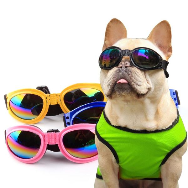 

dog apparel selling pet glasses foldable small medium large uv protection sunglasses water proof cat accessories supplies