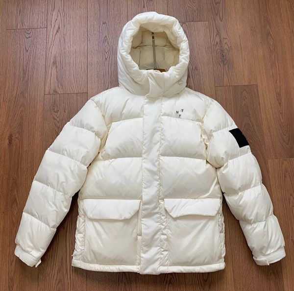 

jacket hooded coat filling black white embroidered latest outerwear, Red