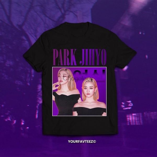 

men's t-shirts jihyo twice homage tee, White;black