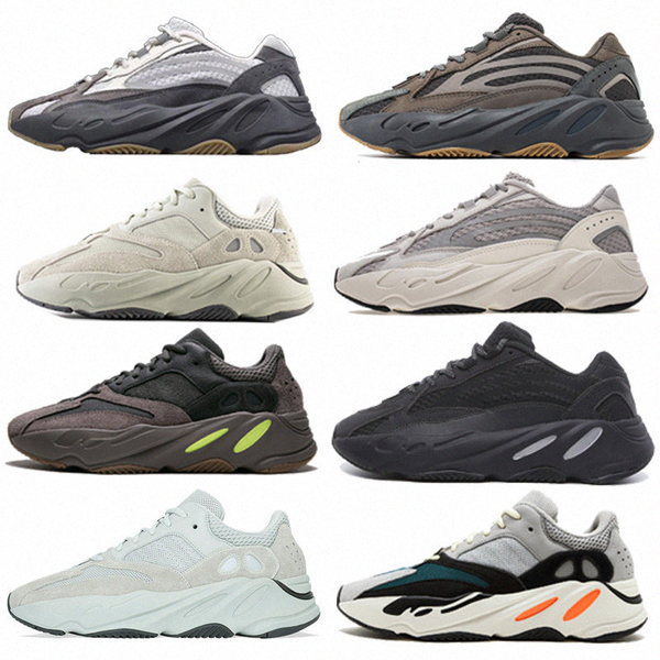 

new 700 wave runner mauve inertia mens shoes kanye west designer shoes men women 700 v2 static sports seankers size 36-45 #0 d6me#, Black