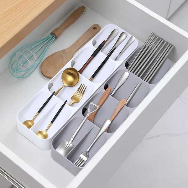 

kitchen storage & organization flatware utensils cutlery drawer organizer tray fork plastic spoon separation knife block holder tableware