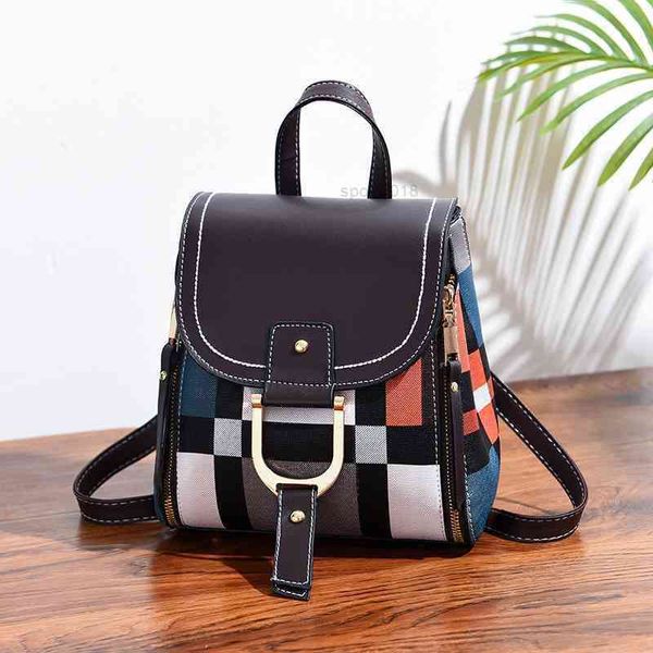 

hbp non- harajuku color contrast student backpack portable backpack 2021 high capacity magnetic bag women's 3 sport.0018 x63q o2y3