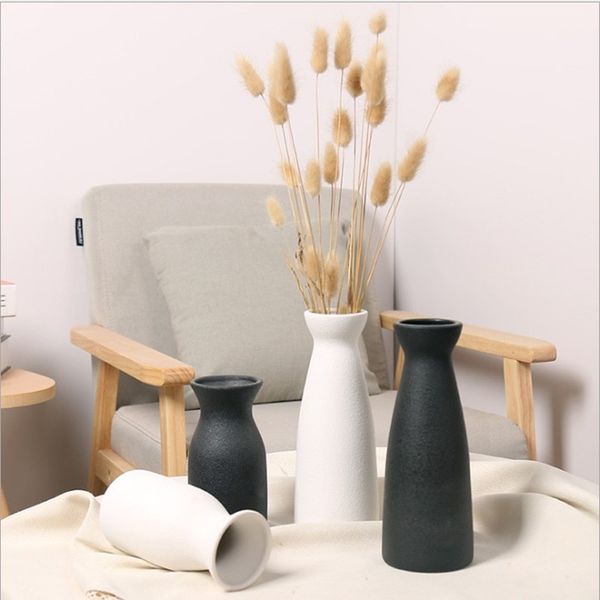 

japanese style ceramic vase for living room soft dried flower container deskdecorative ornaments