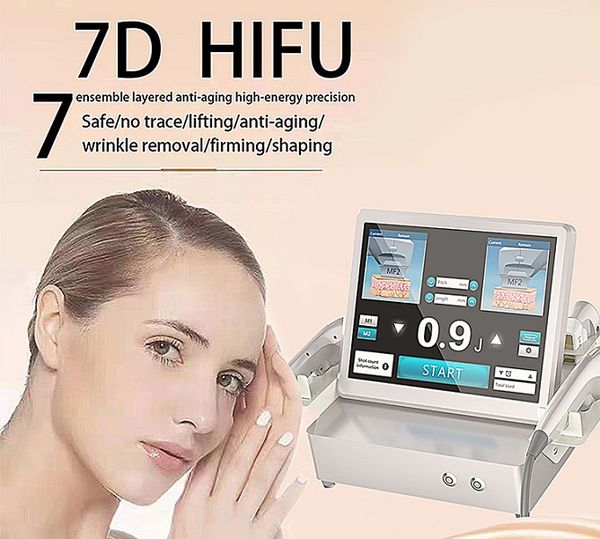 

professional 7d hifu high intensity focused ultrasound face lift wrinkle removal weight loss anti wrinkle smas ultra with 7 cartridges