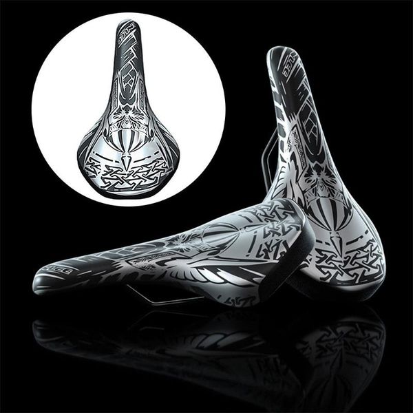 

bike saddles shockproof saddle bicycle seat pu leather seat-padded for road men