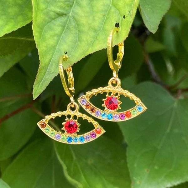 

dangle & chandelier beauty layer cross butterfly evil eye earrings vintage statement gold color for women goth amulet jewelry gift, Silver