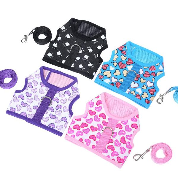 

dog collars & leashes harness vest with leash attachments soft no pull for pets a easy control medium large dogs