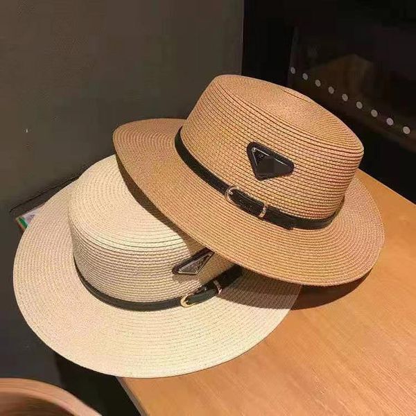 

wide brim hats sun hat floppy summer for women beach panama straw dome bucket femme shade gorros, Blue;gray