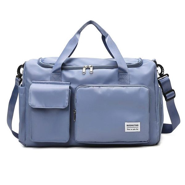 

duffel bags casual nylon travel bag woman handbags multifunction wet dry separation with shoe position sports large luggage