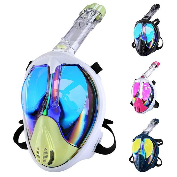 

diving masks mask scuba underwater anti fog wide view swimming snorkel for kid full face snorkeling equipment