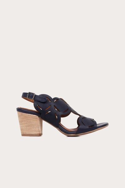 

sandals navy blue women 's high-heeled, Black