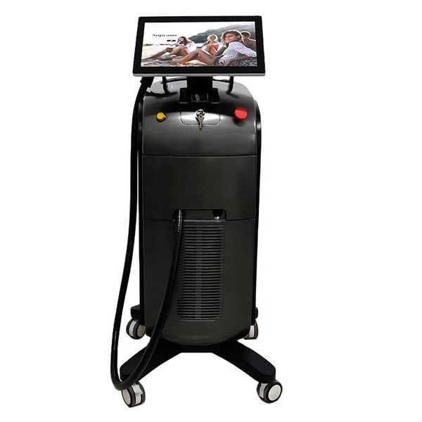 

hy108 vertical 808nm diode laser hair removal machine for salon, Black