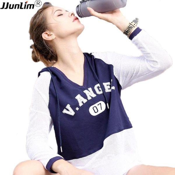 

sport shirt women long sleeve yoga fitness breathable sportswear sport suit quick-dry running shirt gym clothes jacket, White;red