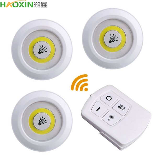 

haoxin ultra bright battery operated cob led puck lights under cabinet lighting tap lights for closet wardrobe stair hallway night lamp